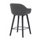 Armen Living Crimson 26" Faux Leather and Wood Bar and Counter Height Stool LCCRBAGR26 - alternate 4
